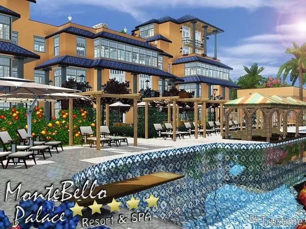 MonteBello Palace Resort SPA - The Sims 3 Custom Content