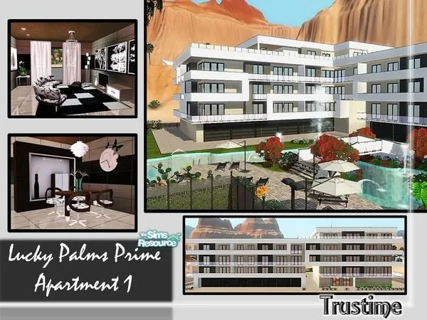 Apartamento Lucky Palms Prime 1 - The Sims 3 Custom Content