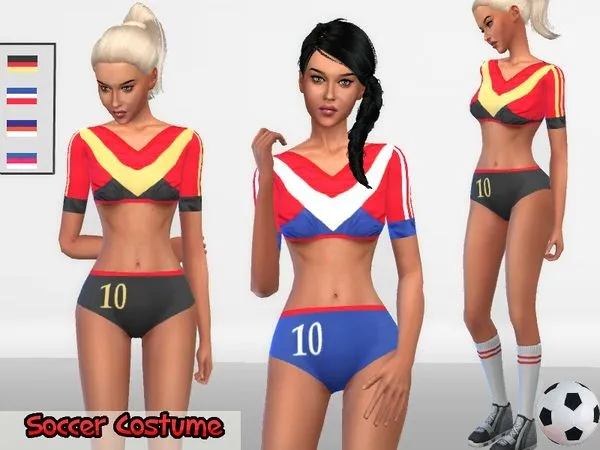 Soccer Costume - The Sims 4 Custom Content