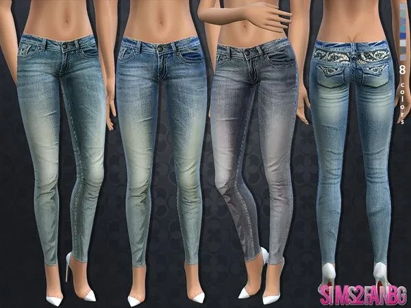 Jeans 60 Skinny - The Sims 4 Custom Content