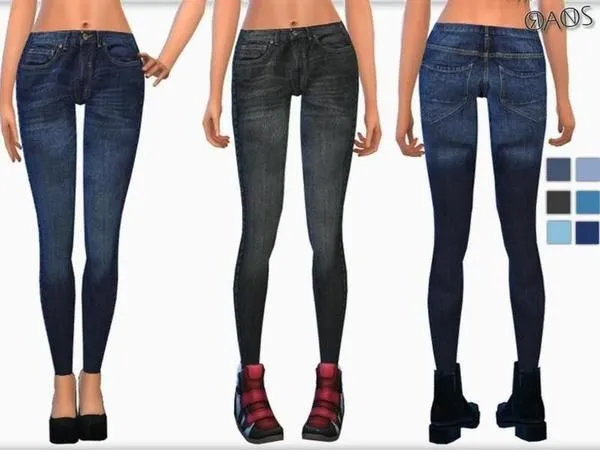 Jeans Skinny - The Sims 4 Custom Content