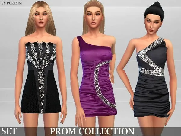 Vestidos Prom Set - The Sims 4 Custom Content