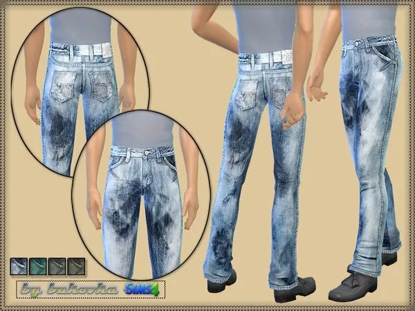 Jeans Skinny Diesel - The Sims 4 Custom Content