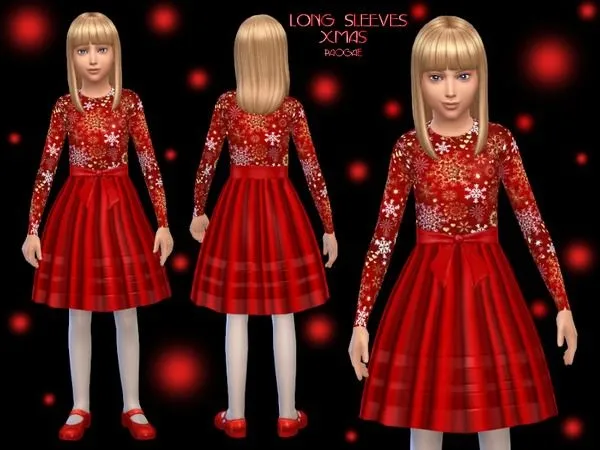 LongSleeves Xmas - The Sims 4 Custom Content