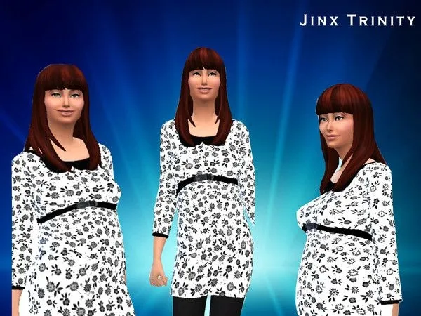 Vestido Another Maternity - The Sims 4 Custom Content