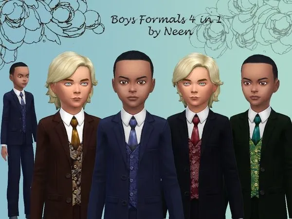 Dark Formal Suit - The Sims 4 Custom Content