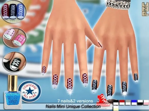 PZC Converse Sport Nails Unique