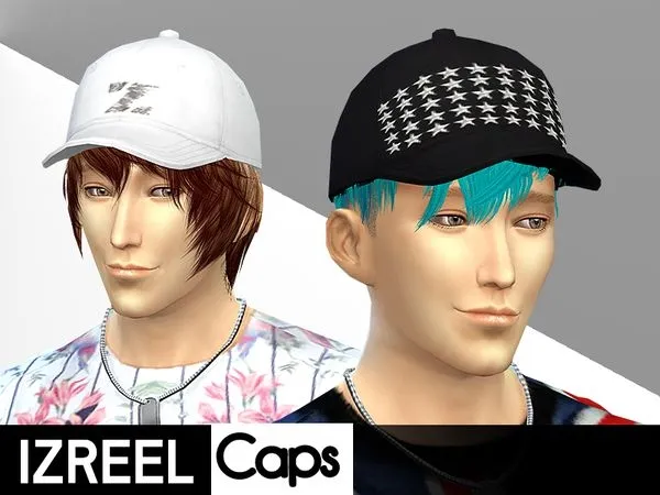 Izreel Caps - The Sims 4 Custom Content