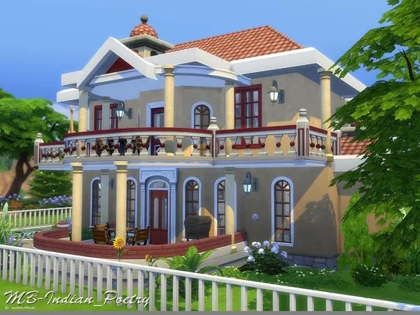 Maxis Match MB Indian Poetry - The Sims 4 Custom Content