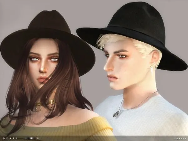 toksik Deary Hat - The Sims 4 Custom Content