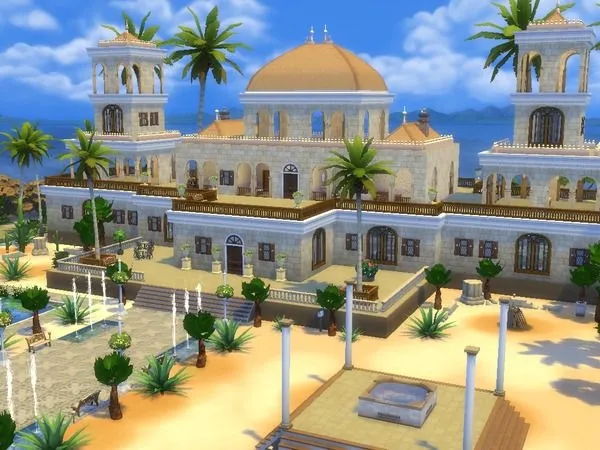 Maxis Match Alexandria Palace Egypt - The Sims 4 Custom Content