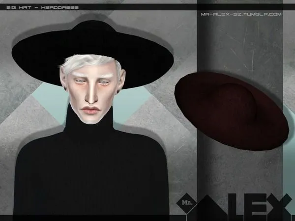 Big Hat - The Sims 4 Custom Content