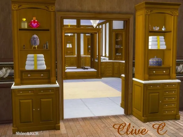 Bathroom Clive - The Sims 4 Custom Content