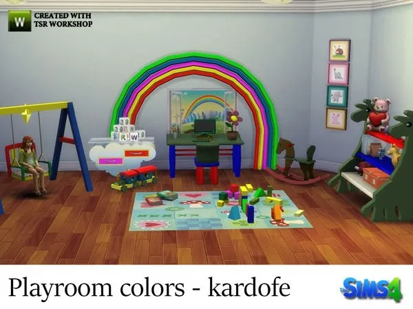 kardofe Playroom colors - The Sims 4 Custom Content
