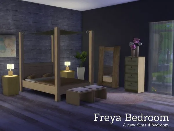 Freya Bedroom - The Sims 4 Custom Content