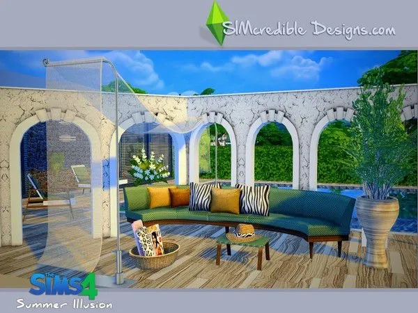 Summer Illusion - The Sims 4 Custom Content