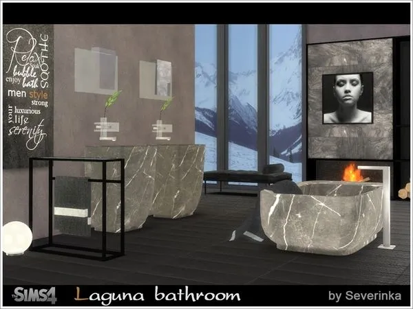 Laguna bathroom - The Sims 4 Custom Content