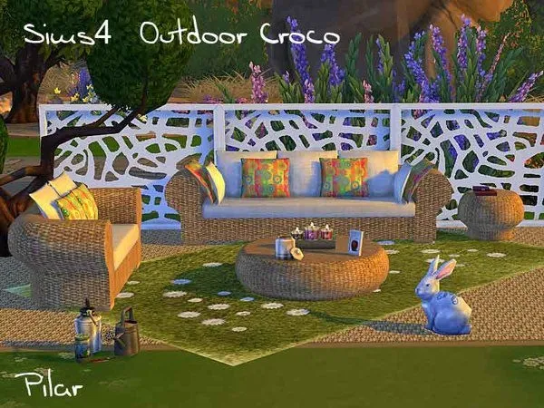 Outdoor Croco by thesimsresource - The Sims 4 Custom Content