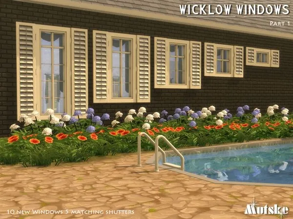 Wicklow windows part 1 - The Sims 4 Custom Content