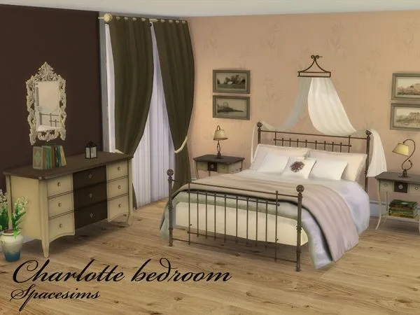 Charlotte bedroom - The Sims 4 Custom Content