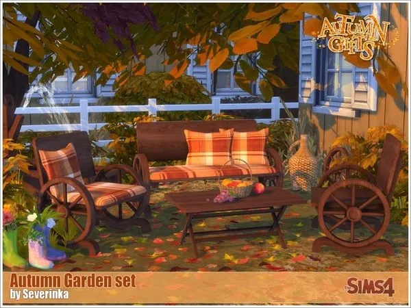 Autumn Garden - The Sims 4 Custom Content