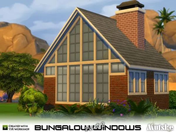 Bungalow Windows Part 2 - The Sims 4 Custom Content
