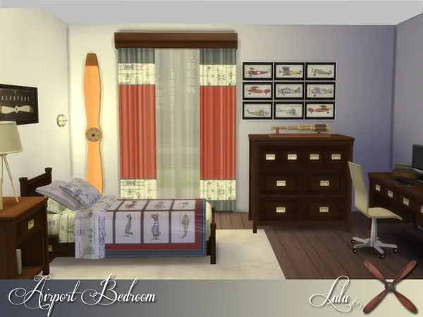 Port Bedroom - The Sims 4 Custom Content