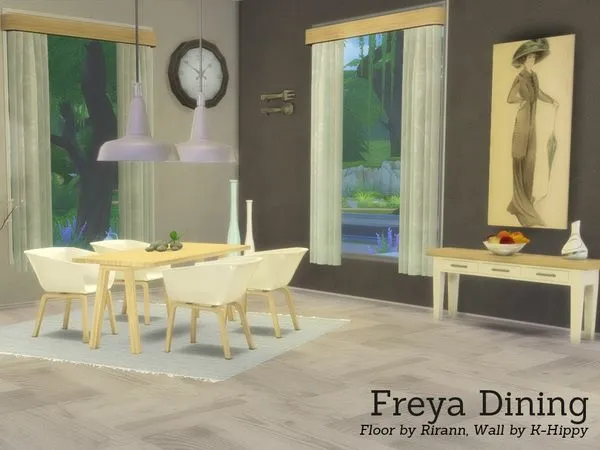 Freya Dining - The Sims 4 Custom Content