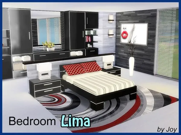 Bedroom LIMA - The Sims 4 Custom Content