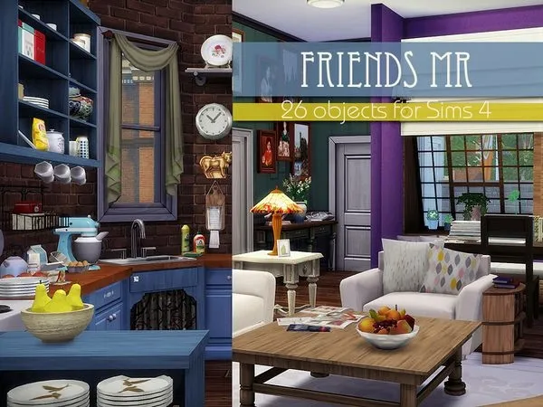 Friends MR - The Sims 4 Custom Content