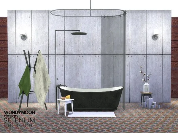 Selenium Bathroom - The Sims 4 Custom Content