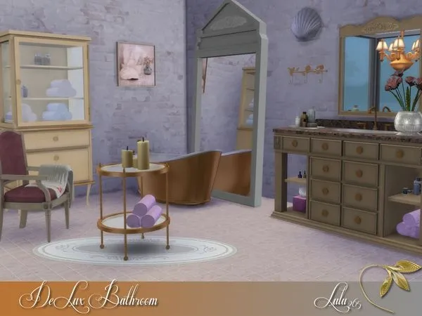 DeLux Bathroom - The Sims 4 Custom Content