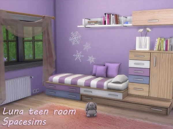 Luna teen room - The Sims 4 Custom Content