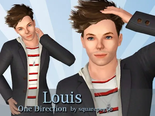 Louis Tomlinson - The Sims 3 Custom Content