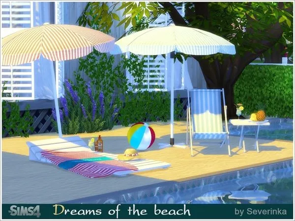 Dreams of the beach by thesimsresource - The Sims 4 Custom Content