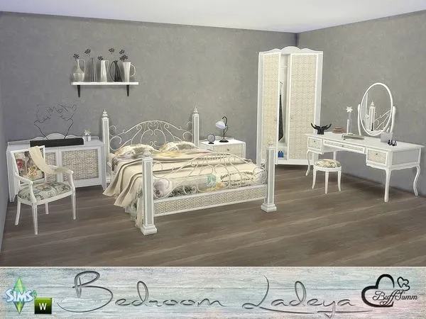 Ladeya Bedroom - The Sims 4 Custom Content