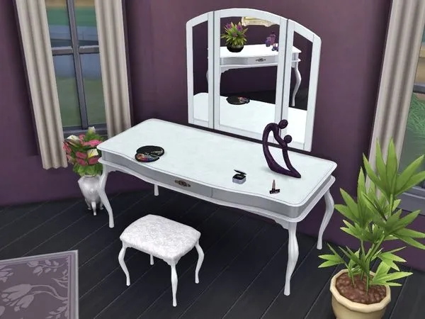 Elizabeth Vanity - The Sims 4 Custom Content