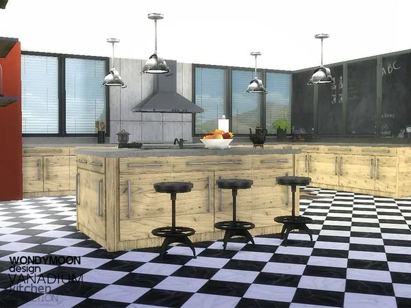 Vanadium Kitchen - The Sims 4 Custom Content