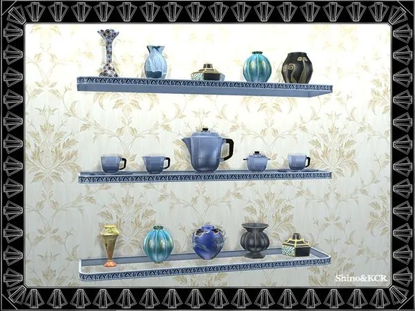 Art Deco Clutter - The Sims 4 Custom Content