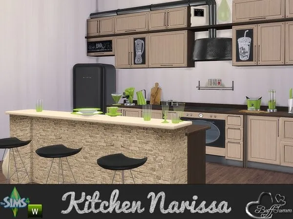 Kitchen Narissa - The Sims 4 Custom Content