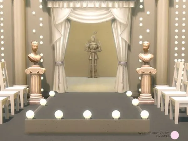 Fashion Lighting Set by thesimsresource - The Sims 4 Custom Content