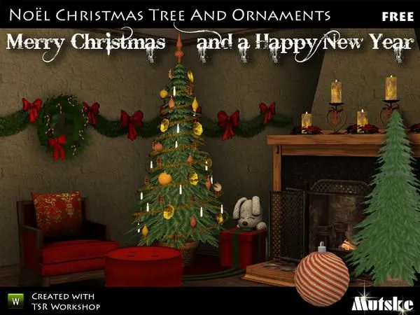 Christmas Tree and Decoration - The Sims 3 Custom Content