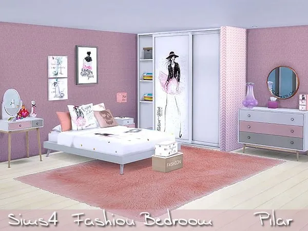 Fashion Bedroom - The Sims 4 Custom Content