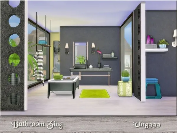 Bathroom Zing - The Sims 4 Custom Content