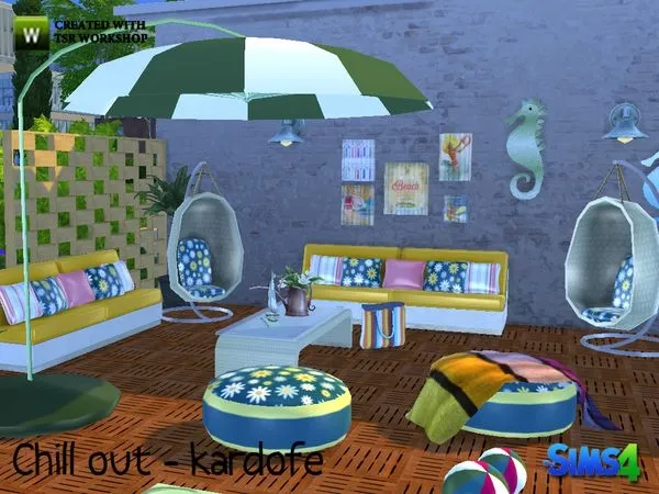 kardofe Chill out - The Sims 4 Custom Content
