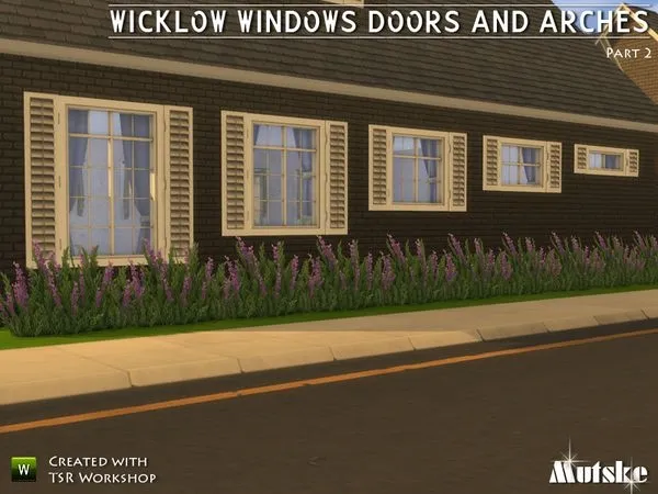 Wicklow windows and more part 2 - The Sims 4 Custom Content
