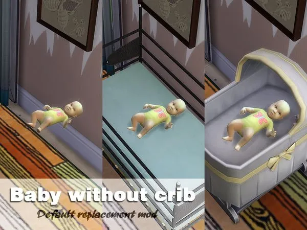 Baby and Crib - The Sims 4 Custom Content