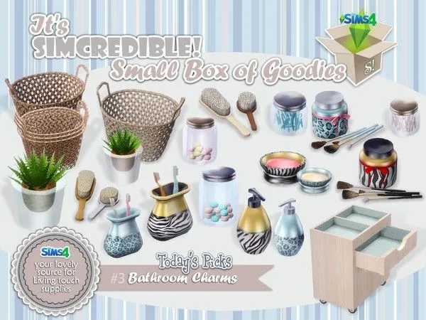 Bathroom Charms - The Sims 4 Custom Content