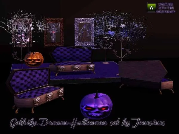 gothika dream halloween set - The Sims 3 Custom Content