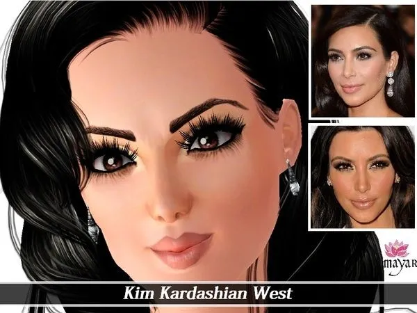 Kim Kardashian West Sim - The Sims 3 Custom Content